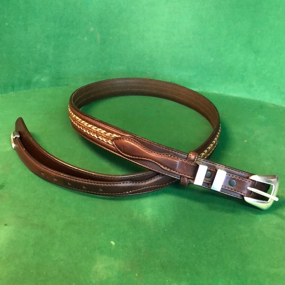 Tony Lama Other - Tony Lama Leather Belt 38 Unisex